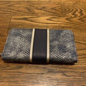 Navy Blue w/ silver wallet